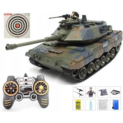inna (Inny) Ogromny Czołg Zdalnie Sterowany Leopard Rc 45 Cm Z Dymem Strzela Kulkami inna (Inny) Ogromny Czołg Zdalnie Sterowany Leopard Rc 45 Cm Z Dymem Strzela Kulkami