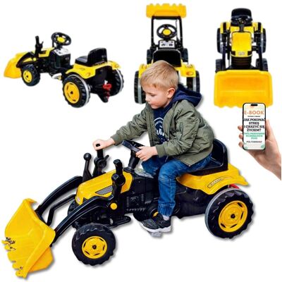 Pltb OGROMNY TRAKTOR FARMER NA PEDAŁY Z ŁYŻKĄ DLA DZIECKA ŁADOWACZ + KIEROWNICA Z KLAKSONEM PREZENT DLA DZIECI 3+ CHŁOPCA + EBOOK-1 Pltb OGROMNY TRAKTOR FARMER NA PEDAŁY Z ŁYŻKĄ DLA DZIECKA ŁADOWACZ + KIEROWNICA Z KLAKSONEM PREZENT DLA DZIECI 3+ CHŁOPCA + EBOOK-1