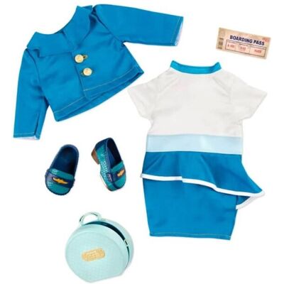 Battat Our Generation Fashion Flight Deluxe Outfit akcesoria ubranko dla lalki 48cm Our Generation Battat Our Generation Fashion Flight Deluxe Outfit akcesoria ubranko dla lalki 48cm Our Generation