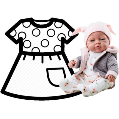 Paola Reina Ubranko Dla Lalek 45 Cm 55191 Paola Reina Ubranko Dla Lalek 45 Cm 55191