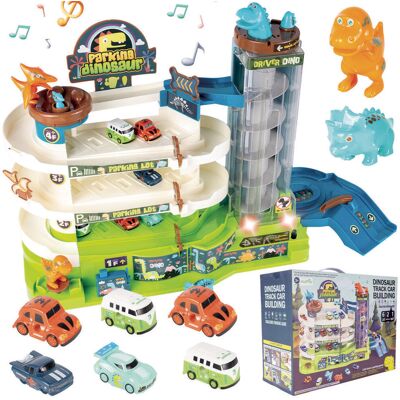 MalPlay Parking Tor Samochodowy Dinozaur Garaż Z Windą Kolejka Mega Park Dinozaurów MalPlay Parking Tor Samochodowy Dinozaur Garaż Z Windą Kolejka Mega Park Dinozaurów