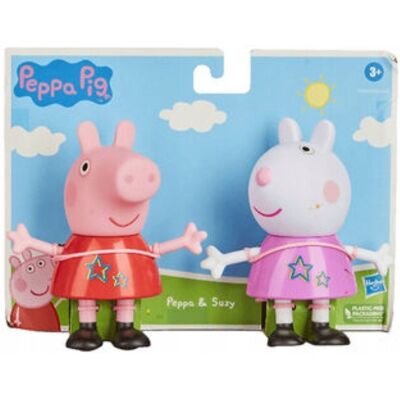 Hasbro Peppa i Suzy zestaw figurek - Wysokość figurek 13 cm Hasbro Peppa i Suzy zestaw figurek - Wysokość figurek 13 cm