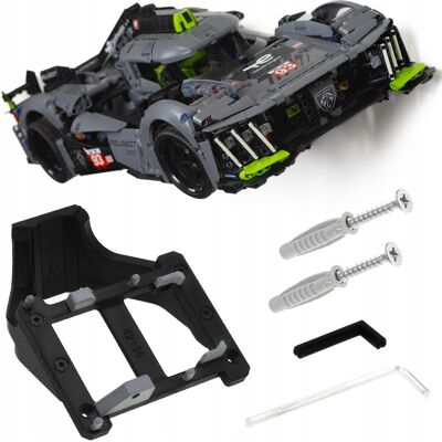 Saures Peugeot 9X8 24H Le Mans - 42156 - Mocowanie ścienne / Uchwyt na LEGO auto Saures Peugeot 9X8 24H Le Mans - 42156 - Mocowanie ścienne / Uchwyt na LEGO auto