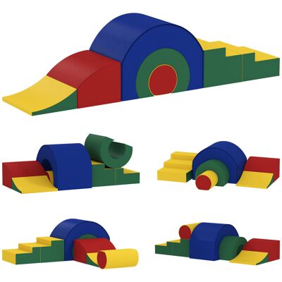 Piankowe klocki konstrukcyjne AIYAPLAY dla dzieci, zestaw 5 elementów, miękkie klocki wspinaczkowe, zestaw klocków konstrukcyjnych, sztuczna skóra, .. Piankowe klocki konstrukcyjne AIYAPLAY dla dzieci, zestaw 5 elementów, miękkie klocki wspinaczkowe, zestaw klocków konstrukcyjnych, sztuczna skóra, ..