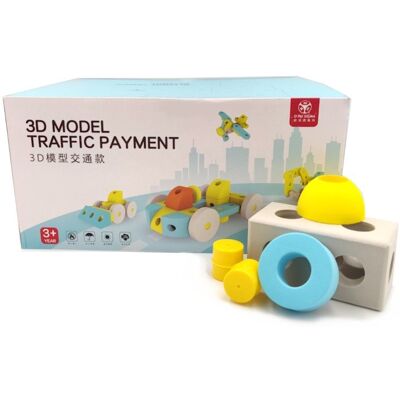 Inny producent Piankowe klocki konstrukcyjne Gear Joy - Pojazdy - 67 el. Inny producent Piankowe klocki konstrukcyjne Gear Joy - Pojazdy - 67 el.