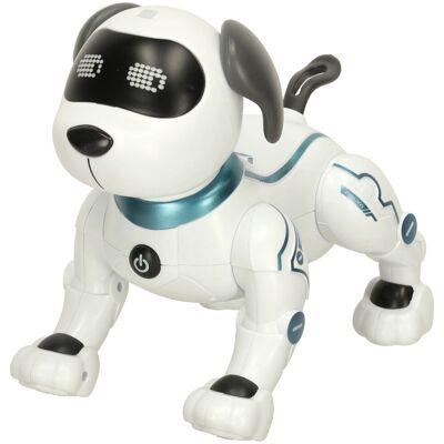 Fido RC Interaktywny piesek - Śpiewa i skacze - Zdalne sterowanie - 23cm Fido RC Interaktywny piesek - Śpiewa i skacze - Zdalne sterowanie - 23cm