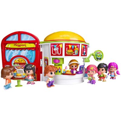 Pinypon Burgerownia - Lalka 7 cm - Playset Pinypon Burgerownia - Lalka 7 cm - Playset