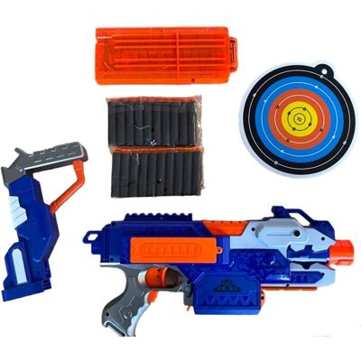 Inny producent Pistolet Zabawkowy Na Miękkie Strzałki Piankowe Z Tarczą +20 Strzałek +8Lat Inny producent Pistolet Zabawkowy Na Miękkie Strzałki Piankowe Z Tarczą +20 Strzałek +8Lat