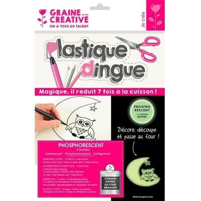 Creative Plastik szalony 9 arkuszy 26 x 20 cm - Fosforescencyjny Creative Plastik szalony 9 arkuszy 26 x 20 cm - Fosforescencyjny