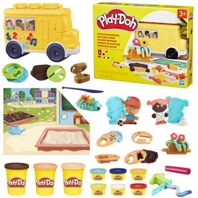 Play-Doh Autobus Szkolny Kreatywny Zestaw z Ciastoliną i Akcesoriami Hasbro Play-Doh Autobus Szkolny Kreatywny Zestaw z Ciastoliną i Akcesoriami Hasbro