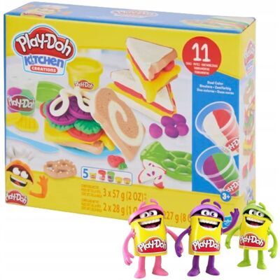 PLAY-DOH CIASTOLINA Forma Kanapek Tosty 5 Tubek PlaDoh Hasbro PLAY-DOH CIASTOLINA Forma Kanapek Tosty 5 Tubek PlaDoh Hasbro