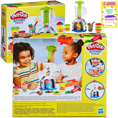 Hasbro Play-Doh Ciastolina Zestaw Blender Mikser Do Owoców Koktajle Smoothie Mixer + Ebook Hasbro Play-Doh Ciastolina Zestaw Blender Mikser Do Owoców Koktajle Smoothie Mixer + Ebook