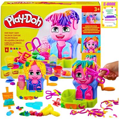 Hasbro Play Doh Ciastolina Zestaw Prezent Dla Dziecka - Fryzjer Salon Fryzjerski + Ebook Hasbro Play Doh Ciastolina Zestaw Prezent Dla Dziecka - Fryzjer Salon Fryzjerski + Ebook