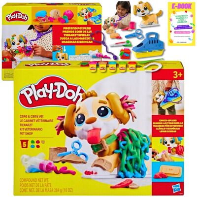 Hasbro Play-Doh Ciastolina Zestaw Prezent Dla Dziecka - Wizyta U Weterynarza + Ebook Hasbro Play-Doh Ciastolina Zestaw Prezent Dla Dziecka - Wizyta U Weterynarza + Ebook