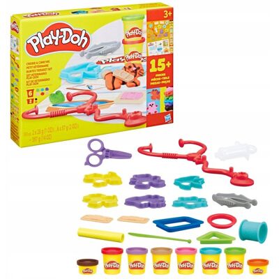 Play-Doh ciastolina zestaw Stwórz i Opiekuj Weterynarz Hasbro G0346 Play-Doh ciastolina zestaw Stwórz i Opiekuj Weterynarz Hasbro G0346