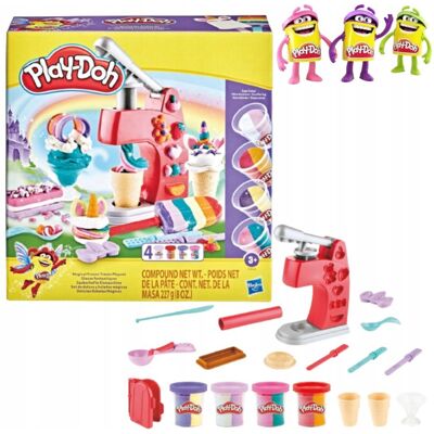 Hasbro PLAY-DOH CIASTOLINA ZESTAW XL Lodziarnia 4Tubki Hasbro PLAY-DOH CIASTOLINA ZESTAW XL Lodziarnia 4Tubki