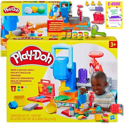Hasbro Play Doh Ciastolina Zestaw Z Akcesoriami Kolorowy Warsztat + Ebook Hasbro Play Doh Ciastolina Zestaw Z Akcesoriami Kolorowy Warsztat + Ebook