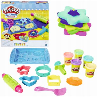 Hasbro Play-Doh Kitchen Creations Zestaw Słodkie ciasteczka ciastolina akcesoria Hasbro Play-Doh Kitchen Creations Zestaw Słodkie ciasteczka ciastolina akcesoria