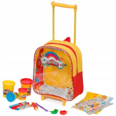 Hasbro PLAY-DOH MEGA Zestaw Walizka na Kółkach Ciastolina Hasbro PLAY-DOH MEGA Zestaw Walizka na Kółkach Ciastolina