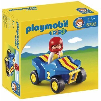 Playmobil 1.2.3, klocki Rajdowiec z kładem, 6782 Playmobil 1.2.3, klocki Rajdowiec z kładem, 6782