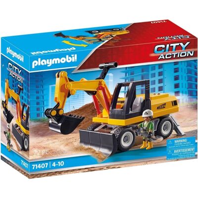 Playmobil 71407 Koparka z obrotowym korpusem Playmobil 71407 Koparka z obrotowym korpusem