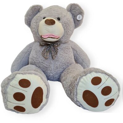 Blue Ride Pluszak Gigant XXL miś pluszowy na prezent 160 cm TEDDY Jasny Szary Blue Ride Pluszak Gigant XXL miś pluszowy na prezent 160 cm TEDDY Jasny Szary