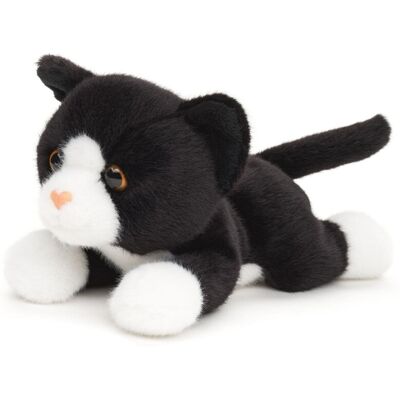 Pluszowy kot czarno-biały Uni-Toys 20 cm – realistyczna maskotka eco friendly Pluszowy kot czarno-biały Uni-Toys 20 cm – realistyczna maskotka eco friendly