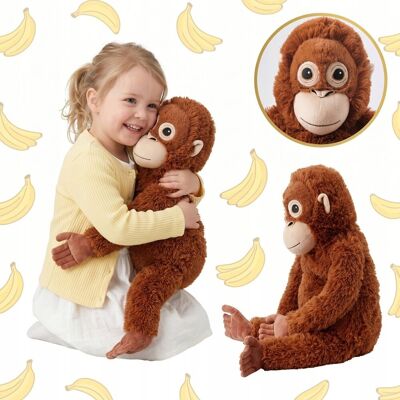 Inny producent PLUSZOWY ORANGUTAN DJUNGELSKOG 50 CM MASKOTKA MAŁPKA PRZYTULANKA PREZENT Inny producent PLUSZOWY ORANGUTAN DJUNGELSKOG 50 CM MASKOTKA MAŁPKA PRZYTULANKA PREZENT