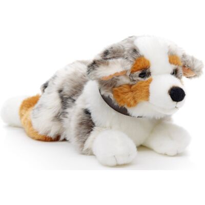 Pluszowy owczarek australijski z obrożą Uni-Toys 40 cm Pluszowy owczarek australijski z obrożą Uni-Toys 40 cm