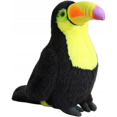 Lean Toys Pluszowy Ptak Tukan Pluszak Maskotka Przytulanka Żółty 35cm Lean Toys Pluszowy Ptak Tukan Pluszak Maskotka Przytulanka Żółty 35cm