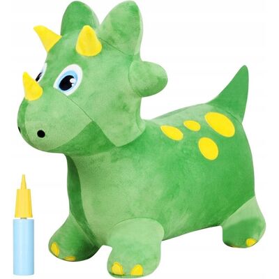 Madej Pluszowy Skoczek Dino Gumowy Do Skakania + Pompka Madej Pluszowy Skoczek Dino Gumowy Do Skakania + Pompka
