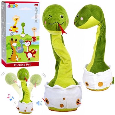 Lean Toys Pluszowy Tańczący Wąż Maskotka Interaktywna Muzyczna Dźwięki Zielony Lean Toys Pluszowy Tańczący Wąż Maskotka Interaktywna Muzyczna Dźwięki Zielony