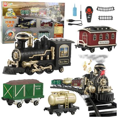Lean Toys POCIĄG KLASYK DLA DZIECI STEROWANY DZWIEKI Lean Toys POCIĄG KLASYK DLA DZIECI STEROWANY DZWIEKI
