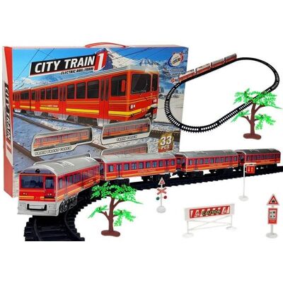 Import LEANToys Pociąg Kolejka Tory Na Baterie 33 Elementów Import LEANToys Pociąg Kolejka Tory Na Baterie 33 Elementów