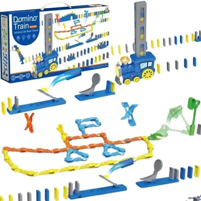 Import ProNice Pociąg Lokomotywa Kolejka Układająca Domino Zabawka Klocki Gra Dla Dzieci Import ProNice Pociąg Lokomotywa Kolejka Układająca Domino Zabawka Klocki Gra Dla Dzieci