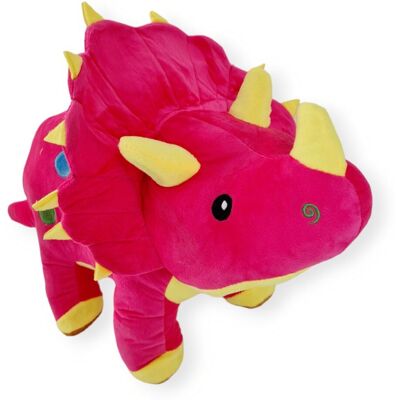 Blue Ride Poduszka Dinozaur Pluszowy Zabawka Pluszowa Triceratops Różowy Blue Ride Poduszka Dinozaur Pluszowy Zabawka Pluszowa Triceratops Różowy