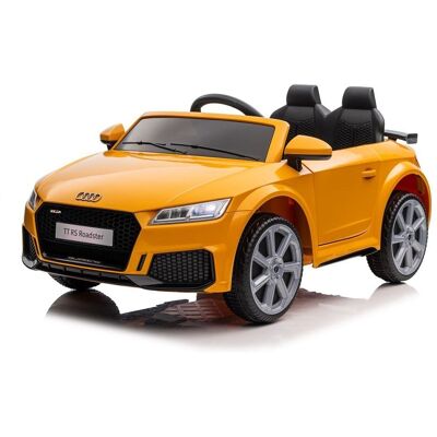 LEAN Cars, Pojazd Na Akumulator Audi Ttrs Żółte LEAN Cars, Pojazd Na Akumulator Audi Ttrs Żółte