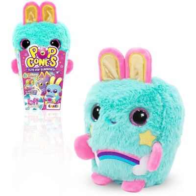 CRAZE Pop Cones Rainbow - Pluszowa niespodzianka w pudełku na popcorn z dużymi oczami, zapachowa, bransoletka BFF i broszura kolekcjonerska CRAZE Pop Cones Rainbow - Pluszowa niespodzianka w pudełku na popcorn z dużymi oczami, zapachowa, bransoletka BFF i broszura kolekcjonerska