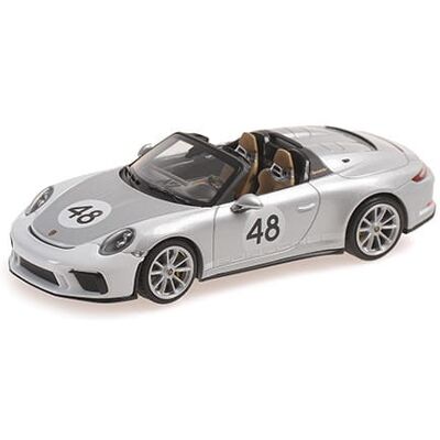 MINICHAMPS - Porsche 911 (991) Speedster 2019 - 1/43 - Biały Srebrny - Model odlewany auta MINICHAMPS - Porsche 911 (991) Speedster 2019 - 1/43 - Biały Srebrny - Model odlewany auta