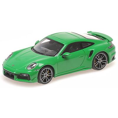 MINICHAMPS - Porsche 911 (992) Turbo S - Zielony - Model odlewowy MINICHAMPS - Porsche 911 (992) Turbo S - Zielony - Model odlewowy