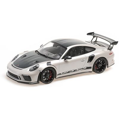 Minichamps Porsche 911 Gt3Rs (991.2) - 2019 - Silver W/ Weissach Package W/Wording W/ Black Wheels Minichamps Porsche 911 Gt3Rs (991.2) - 2019 - Silver W/ Weissach Package W/Wording W/ Black Wheels
