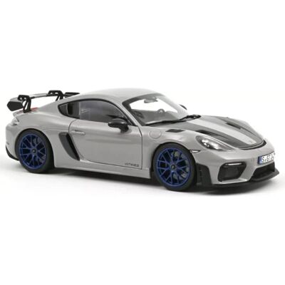 Porsche Cayman GT4 RS Weissach Pack - 2023, grey Norev 1:18 Porsche Cayman GT4 RS Weissach Pack - 2023, grey Norev 1:18