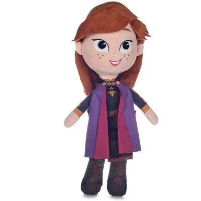 Disney Posh Paws 37324 Frozen 2 Anna Soft Doll-50cm, Purple Disney Posh Paws 37324 Frozen 2 Anna Soft Doll-50cm, Purple