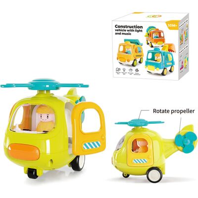Lean Toys Powietrzny dla Maluchów Helikopter Lean Toys Powietrzny dla Maluchów Helikopter