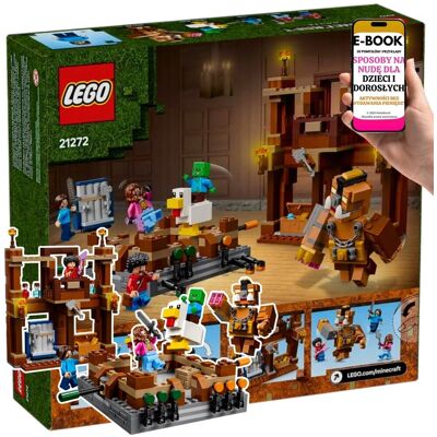 PREZENT DLA DZIECKA FANA MINECRAFTA – LEGO MINECRAFT 21272- Dwór i Arena Walki – Steve, Zombie i Żarłoczny Wieprz + EBOOK-3 PREZENT DLA DZIECKA FANA MINECRAFTA – LEGO MINECRAFT 21272- Dwór i Arena Walki – Steve, Zombie i Żarłoczny Wieprz + EBOOK-3