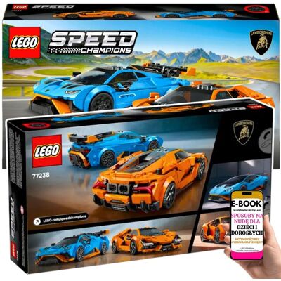 PREZENT DLA DZIECKA LEGO Lamborghini Revuelto + Huracán STO (77238) Speed Champions • 2 SAMOCHODY Wyścigowe 10+ lat Na Urodziny Święta + EBOOK-3 PREZENT DLA DZIECKA LEGO Lamborghini Revuelto + Huracán STO (77238) Speed Champions • 2 SAMOCHODY Wyścigowe 10+ lat Na Urodziny Święta + EBOOK-3