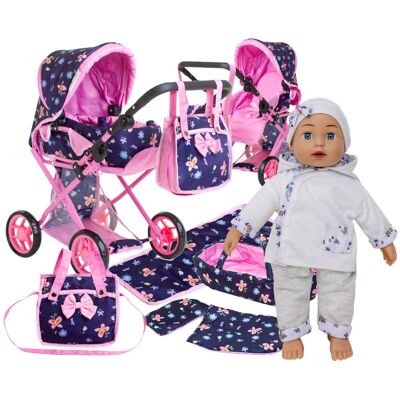 Doris PREZENT DLA DZIEWCZYNKI 3-7 LATKI WÓZEK DLA LALEK TORBA INTERAKTYWNA LALKA Doris PREZENT DLA DZIEWCZYNKI 3-7 LATKI WÓZEK DLA LALEK TORBA INTERAKTYWNA LALKA