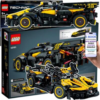 PREZENT LEGO DLA DZIECKA AUTKO BOLID BUGATTI (42151) Lego Technic Zestaw Dla Młodych Konstruktorów + Ruchome Części PREZENT dla Chłopca Syna +.. PREZENT LEGO DLA DZIECKA AUTKO BOLID BUGATTI (42151) Lego Technic Zestaw Dla Młodych Konstruktorów + Ruchome Części PREZENT dla Chłopca Syna +..