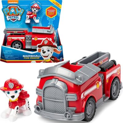Spin Master Psi Patrol 2w1 Marshall Wóz strażacki Pojazd Auto Samochód + figurka piesek Spin Master Psi Patrol 2w1 Marshall Wóz strażacki Pojazd Auto Samochód + figurka piesek