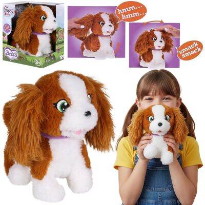 TM TOYS Puppy Luv Junior BELLA - INTERAKTYWNY piesek Cavalier, pluszowy szczeniak, zabawka dla dzieci, DŹWIĘKI 2+ TM TOYS Puppy Luv Junior BELLA - INTERAKTYWNY piesek Cavalier, pluszowy szczeniak, zabawka dla dzieci, DŹWIĘKI 2+